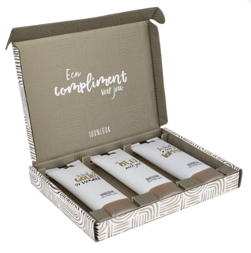 100% Leuk | Brievenbus cadeaupakket | Compliment voor jou