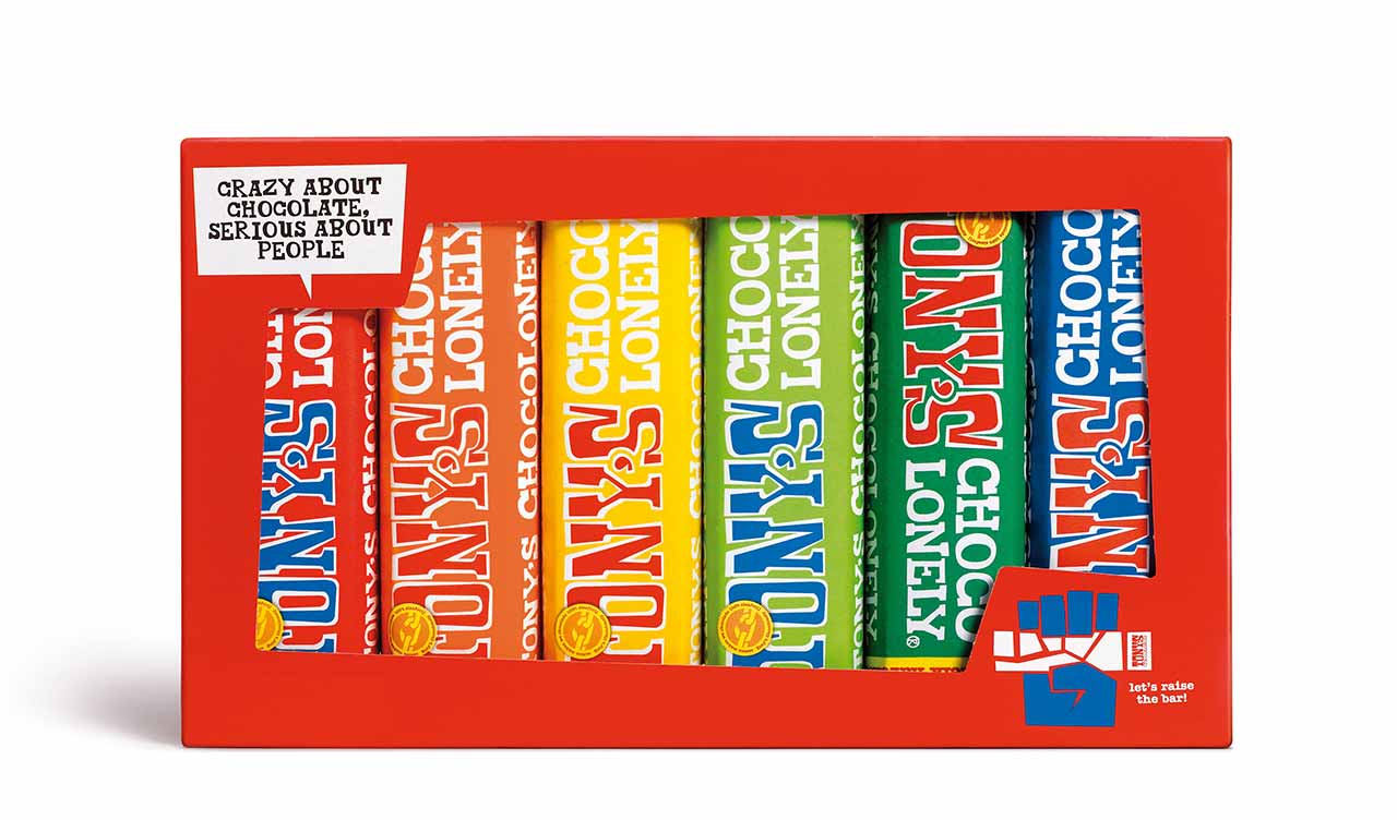 Chocolade proeverij van Tony's Chocolonely