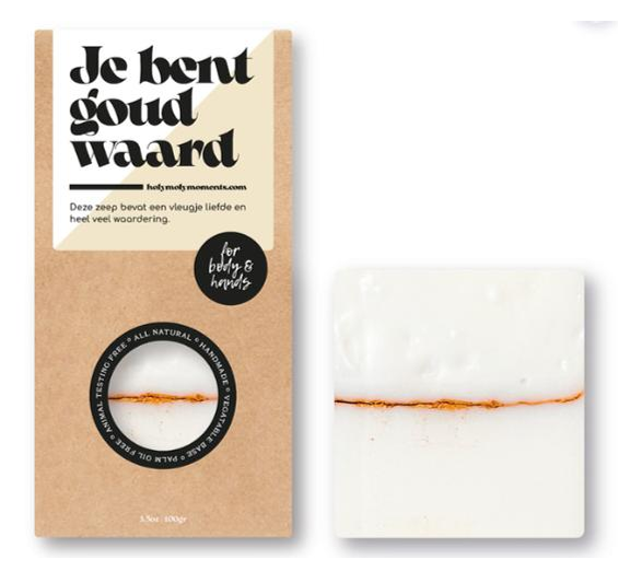 Fin Såpe | Body & hand soap | Jij bent goud waard