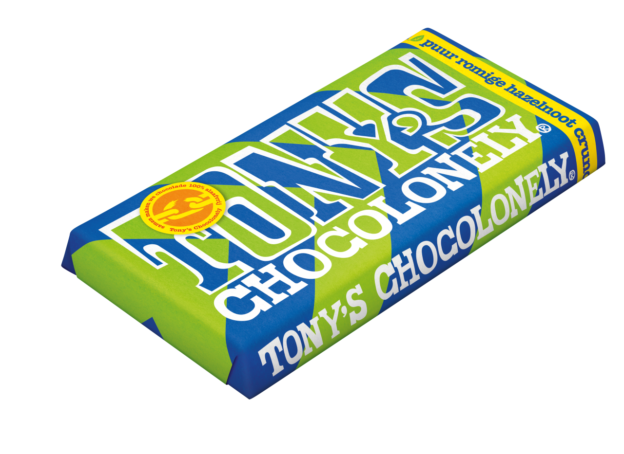 Tony's Chocolonely puur hazelnoot 